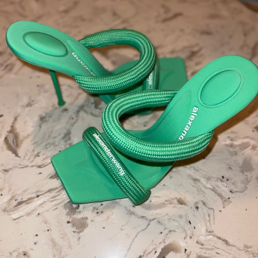 Alexander Wang Heels Green BRAND NEW!